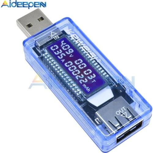 10pcs/Lot New USB Voltage Capacity Current Tester Current Voltage Doctor Meter Mobile Power Battery Charger Test Detector