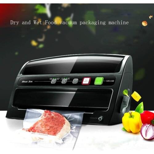 MS1160 Automatic vacuum food sealer household food preservation plastic packaging vacuum film sealing machine 200W 1PC