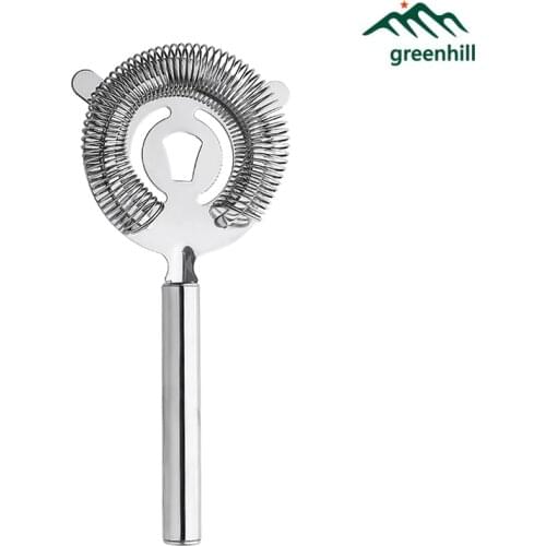 Greenhill Premium Barware 18-8 (#304) Stainless Steel Commercial Hawthorne Cocktail Bar Strainer