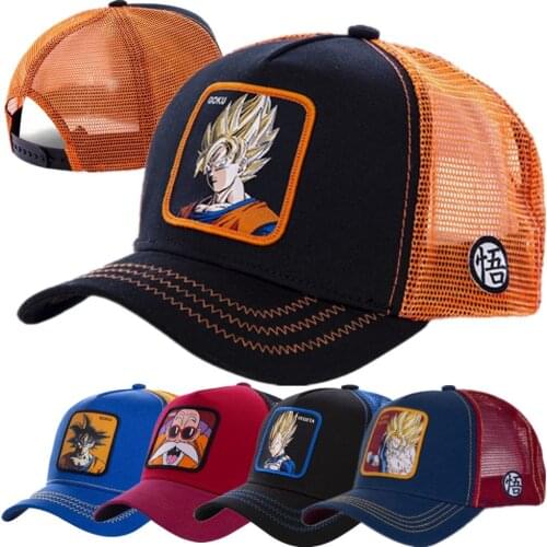 2020 Hot Sale Anime Cartoon Duck Trucker Hat High Quality Patch Design Baseball Cap 58 Styles Cap Gorras Casquette Dropshipping