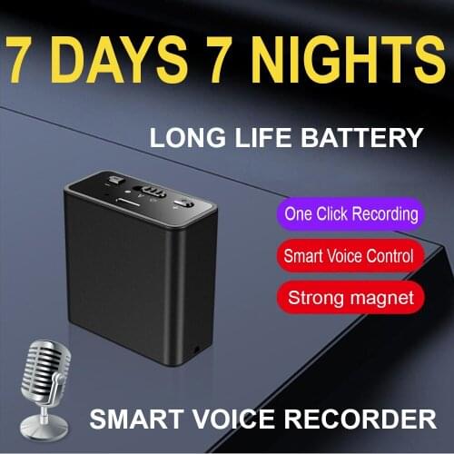 Digital Voice Recorder With Voice Activate VOR Function Big Battery Recording 185 Hours Advanced Settings By TXT File MP3 Player