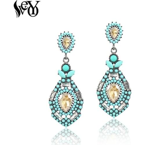 VEYO Classic Hot Sale Earrings For Woman Crystal Drop Earrings High Quality Lead free nickel free