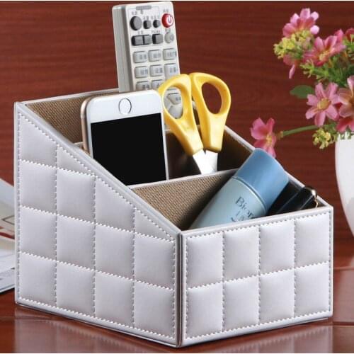 Makeup Desktop Storage Box Organizer Office Storage Box Living Room Mobile Remote Control Grocery Sorting Box