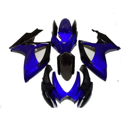 Injection Brand New fairing kit for SUZUKI GSXR 600 750 2006 2007, Black Blue Fairings GSXR600 GSXR750 06 07 PL288