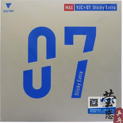 Original Victas VJ07 sticky Extra table tennis rubber stickky rubber fast attack loop table tennis racket ping pong rubber