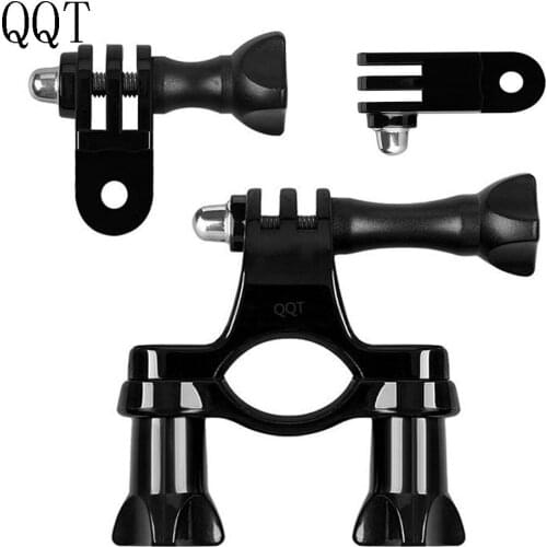 QQT for gopro Hero 9 8 7 6 5 4 3 2 Three-way bicycle bike handlebar handlebar mount mounting bracket Sports camera accessories