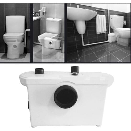 Build a bathroom anywhere macerator toilet pump