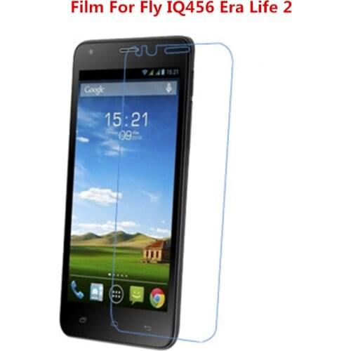 1/2/5/10 Pcs Ultra Thin Clear HD LCD Screen Protector Film With Cleaning Cloth Film For Fly IQ456 Era Life 2