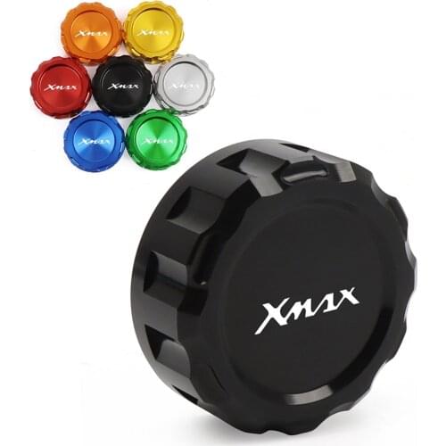 Universal Motorcycle Rear Brake Fluid Cylinder Master Reservoir Cover Cap For YAMAHA XMAX300 xmax 125 250 300 400 X MAX X-MAX