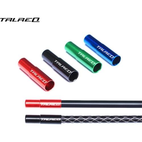 10pcs 4mm 5mm Aluminium MTB Road Bike Brake Cable Cap Colorful Shift Cable Bicycle Derailleur Shifter Cable End Tip Caps
