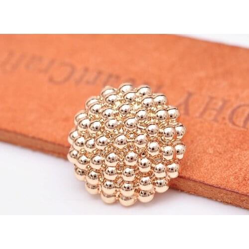 10pc 20mm golden High-end round clothes Suit metal Concho Buttons Decorate Sewing for Gift Leathercrafts Handwork Clothing