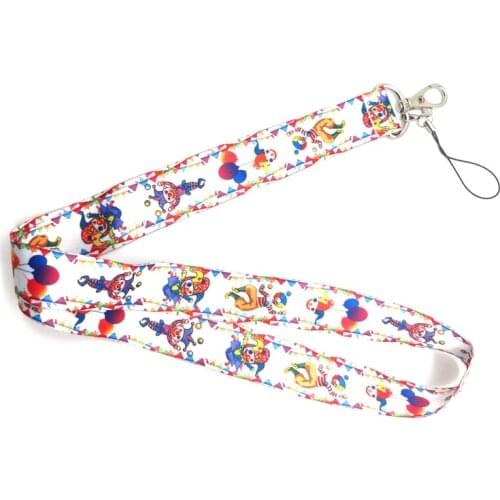 10 pcs cartoon Beauty and the Beast lanyard Neck Strap Lanyards Card Holders Bank Neck Strap Card Bus ID Holders Rope Key
