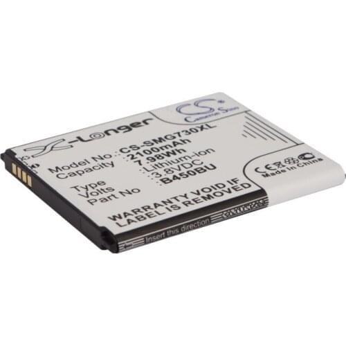 CS 2100mAh/7.98Wh battery for Samsung Afyon,SM-G3518,SM-G3568V,G3586V,G3589,G3589V,G730,G730A,G730V B450BC,B450BE