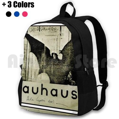 Bauhaus Outdoor Hiking Backpack Riding Climbing Sports Bag Bands Music Undergraund Pós Punk