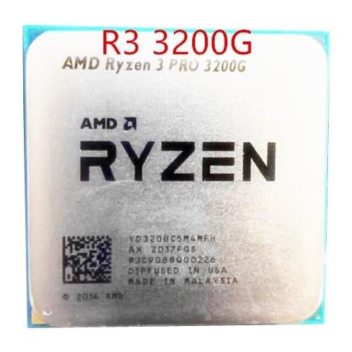 AMD Ryzen 3 PRO 3200G R3 PRO 3200G R3 3200G 3.6 GHz Quad-Core Quad-Thread 65W CPU Processore L3 = 4M AM4