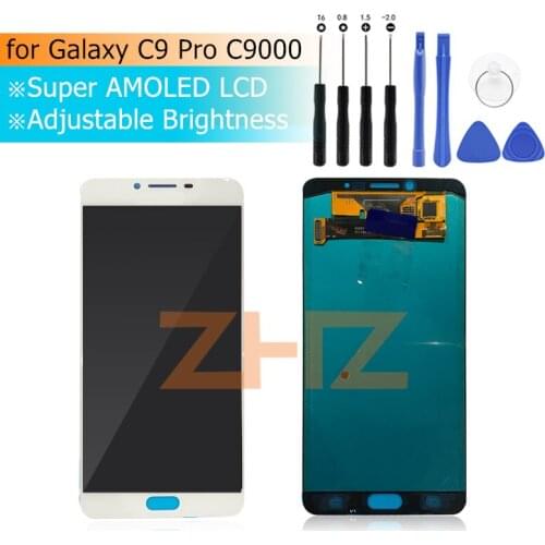 For Samsung Galaxy C9 Pro C9000 LCD Display with Touch Digitizer Assembly for Galaxy C9 Pro LCD Display Repair Spare Parts