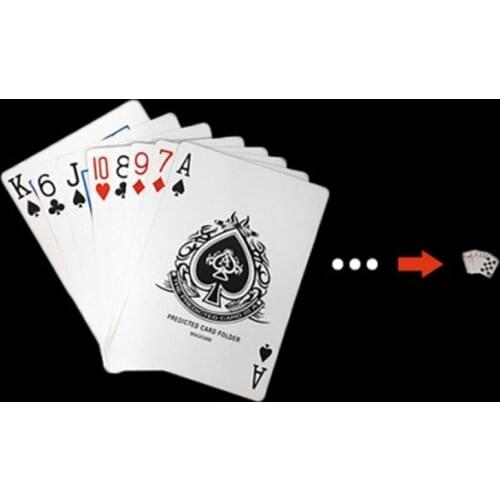 Jumbo Shrinking Cards (Stage Size) Magic Tricks Illusions Fun Visual Magic Effect Cards Disappearing Classic Magic Props Gimmick