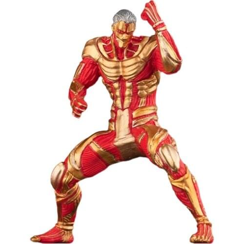 Attack on Titan Anime Figure Reiner Braun Model The Armored Titan 16cm Action Figure Collectible Doll Toys Childrens Gifts