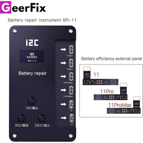 I2C Battery Repair Data Corrector BR-11 for iPhone 11- 12 Pro Max Battery Health Warning Repair Battery Pop Ups Windows Error