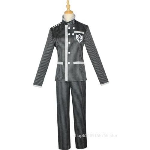 Anime Danganronpa Killing Harmony Saihara Shuichi Cosplay Costume Christmas Halloween Carnival Gift Full Set Detective Uniform
