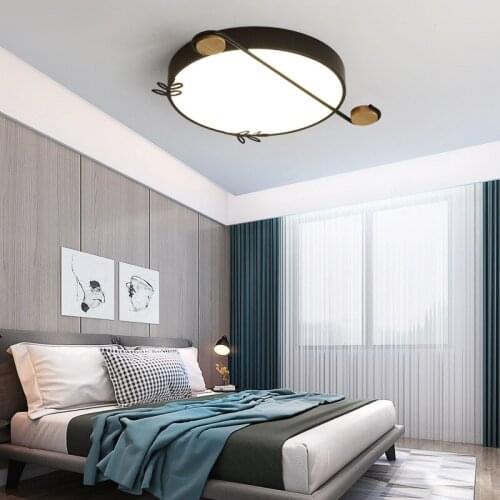 Creative bedroom study lamps Nordic ceiling lamp makaron children room led circular ceiling lamp