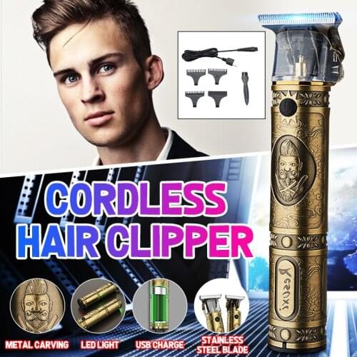 USB Charging Retro Oil Head Electric Hair Clipper 10W Hair Shear Hair Trimmer