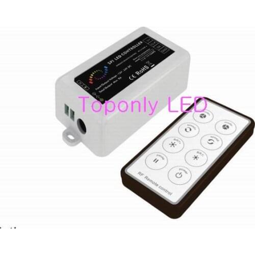 2.4G SPI LED RGB Multicolor Pixel Strip Remote Controller 216W DC5-24V Compatible With Kinds Of IC Model Led Running Lighting