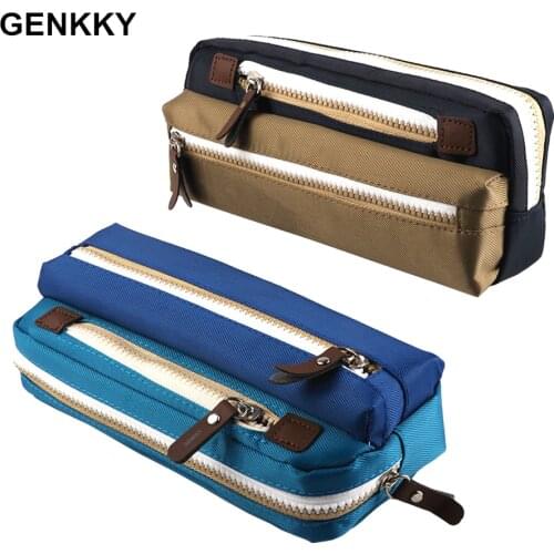 New Style Large Capacity Oxford Multifunctional Pencil Bag Durable Pencil Bags Multi-Layer Children Student School Storage Pouch