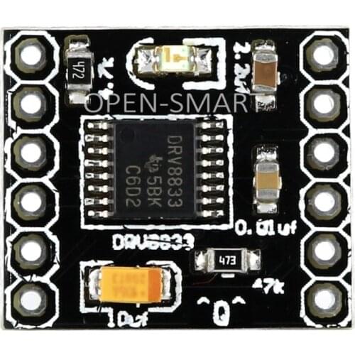 OPEN-SMART 1A DRV8833 Dual Motor Driver Module H-bridge Driver DRV8833 Breakout for 3D Printer / N20 Gear Motor for Arduino