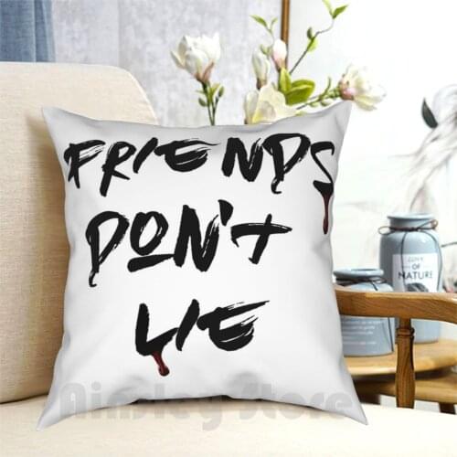 Friends Don'T Lie ( Eleven ) Pillow Case Printed Home Soft DIY Pillow cover Eleven Millie Bobby Brown Gate Matarazzo Dustin