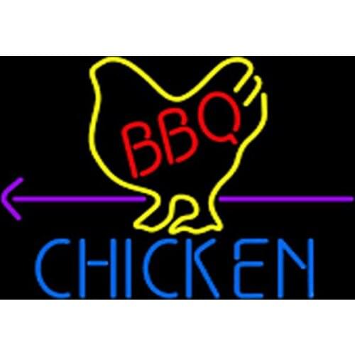 Neon Sign For BBQ Chicken barbecue display light advertise bright Decorate Fashionable LOGO free DESIGN Impact Attract light