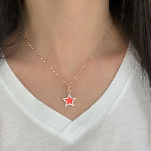 NEW Trendy 925 Silver Necklace Turkish Jewelry Birthday Gift Zircon Fashion Necklace For Women Minimalist Style Luxury Designer