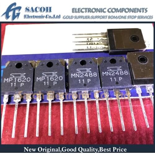 New original 5Pairs(10PCS)/Lot MN2488 2488 + MP1620 1620 TO-3P 10A 160V NPN + PNP Silicon Power Transistor