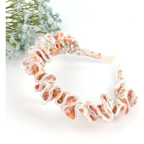 Floral Print Solid Color Cloth Headband For Women Hair Band Bezel Girls Hairband Hair Hoop Female Hair Accessories 2021 New