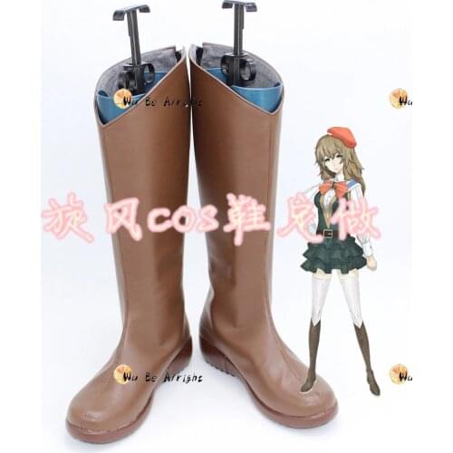 Steins Gate Amane Yuki Cosplay Shoes Boots Anime Characters Anime Costume Prop