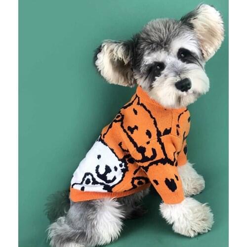 Dog Clothes Winter Cat Sweater Pet Dog Jacket Warm Coat Puppy Christmas Clothing Hoodies for Small Medium Dogs Puppy Yorkshire