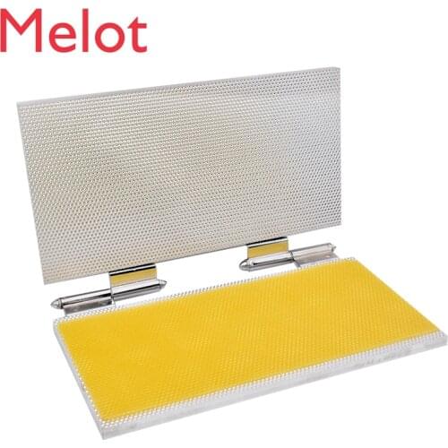 Full Aluminum Beewaxs Foundation Sheet Mold Beeswax Embossing Mold Machine Printer Cell Size 5.3mm or 4.9mm Optional