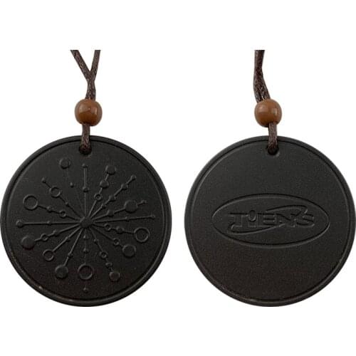 Popular Lava Stone Negative Ion Bio Scalar Quantum Energy Pendant Necklace Jewelry for Men Women Good Health