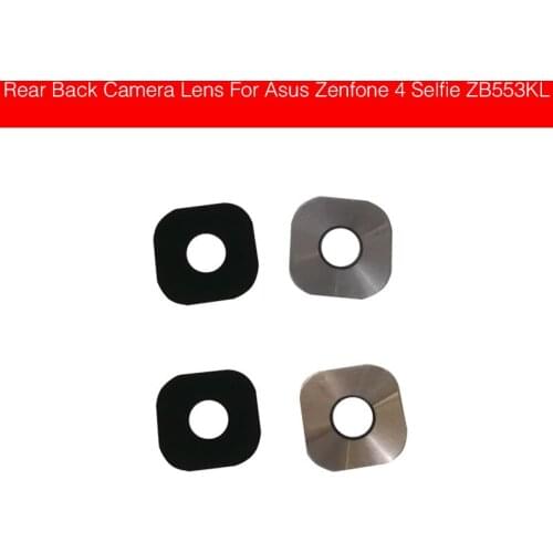 Back Camera Glass Lens Ring Cover For Asus Zenfone 4 Selfie ZB553KL Rear Camera Glass Lens With Adhesive Sticker Replacement