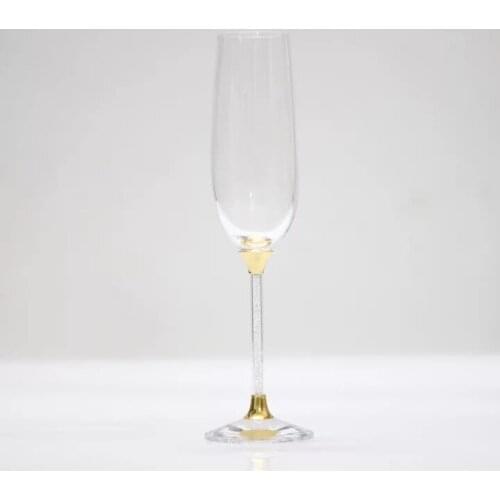Wedding decoration Creative crystal goblet champagne glass bubble suit cup wedding gift glass