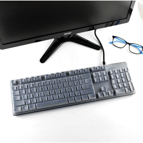 Waterproof dustproof Clear Transparent Silicone Keyboard Cover protectors For Logitech G413 G512 K840
