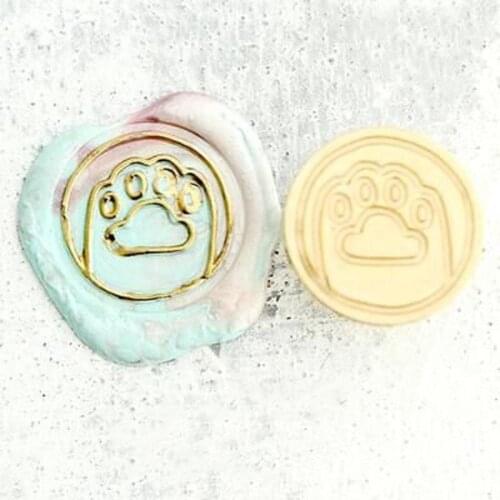 Paw wax seal stamp kit, Custom cat paw wax Seal Kit, wedding wax stamp, dog paw sealing wax stamp