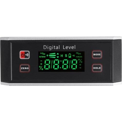 High-precision LCD Magnetic Digital Protractor Inclinometer Electronic Level Box Gauge Angle Meter Finder Measuring Tools