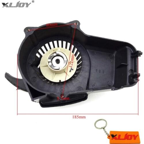 XLJOY Black Plastic Pull Starter Recoil For 47cc 49cc 2 Stroke Engine Minimoto Pocket Bike Mini Moto Dirt ATV Quad 4 Wheeler