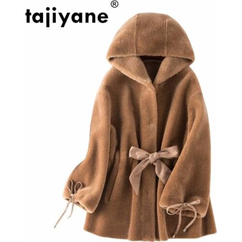 Coat Fur Real Female Wool Jacket Autumn Winter Coat Women Clothes 2021 Sheep Shearling Korean Vintage Tops Suede Lining ZT3984