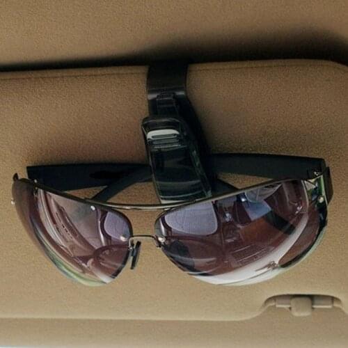 1pc Car Eyeglass Holder Sunglasses Clip Card Ticket Holder Pen Case For Bmw Auto Interior Organize Accessories Car styling