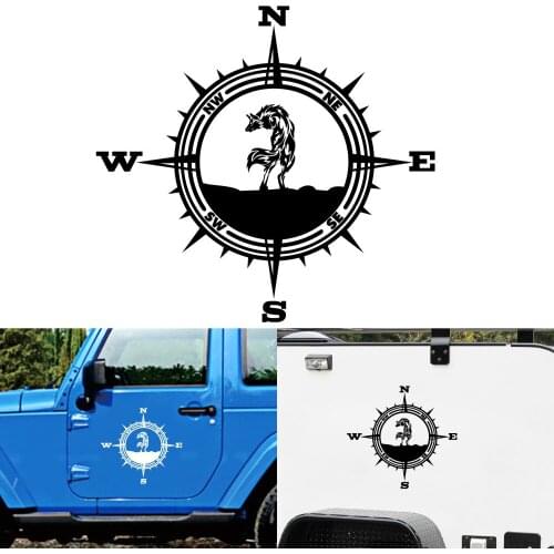 1PCS Mountain adventurers vinyl decals stickers jeep compass Wolf mountain pickup truck bumper car wall window accessories