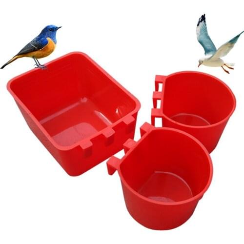 5/10Pcs Newest Bird Feeder Plastic Dringking Bowls Water Drinker for Pigeon Quail Chicken Duck Pet Bird Supplies