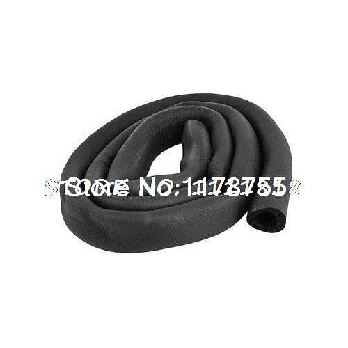 Black 3/4" x 3/8" Foam Pipe Insulation 6 Ft for Air Conditioner Copper Hose