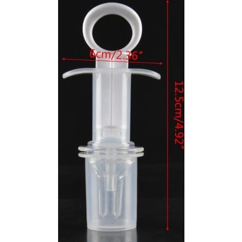 Baby Needle Pacifier Drug Feeder Safe Squeeze Medicine Liquid Dispenser Dropper 54DA